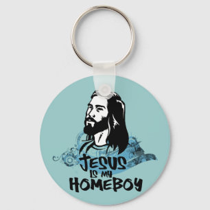Porte-clés Les conceptions Jésus de Riyah-Li est mon Homeboy