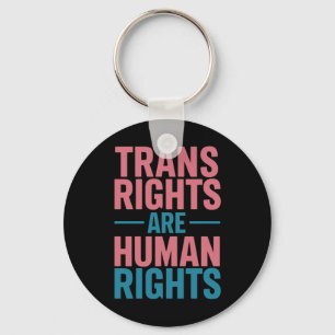 Porte-clés Les droits trans sont des droits de l'homme Fierté