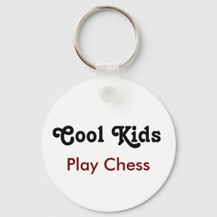 Porte-clés Les Enfants cool Jouent Aux Échecs