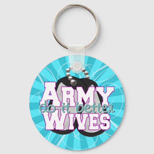 Porte-clés Les femmes de l'armée le font mieux (Recto)