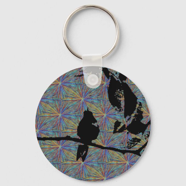 Porte-clés Les feux d'artifice des colibris (Recto)