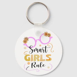 Porte-clés Les filles intelligentes gouvernent, L'égalité drô