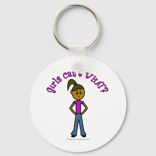 Porte-clés Les Filles noires ne savent quoi ?Logo