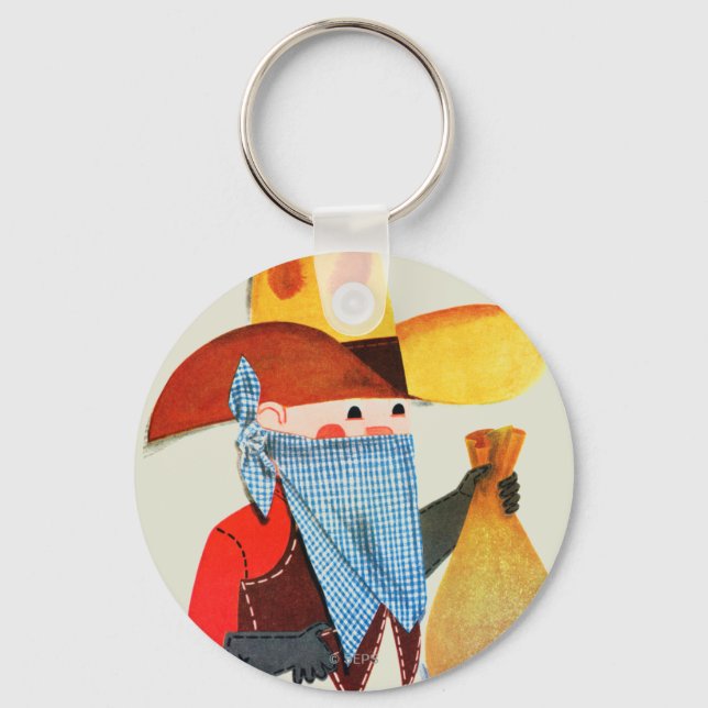 Porte-clés Les flics et les robots (Recto)