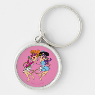 Porte-clés Les Flintstones   Wilma et vedettes du rock de