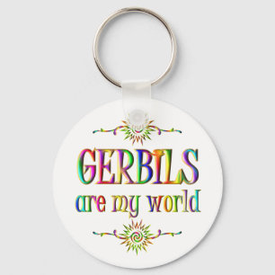 Porte-clés Les GERBILLES sont mon monde