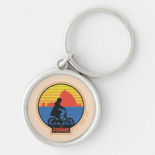 Porte-clés Les Goonies Retro Mikey équitation Vélo Graphique