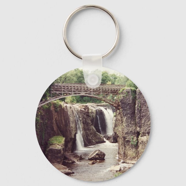Porte-clés Les Great Falls, Paterson, New Jersey (Recto)