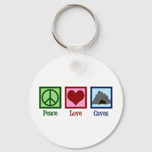 Porte-clés Les grottes Peace Love