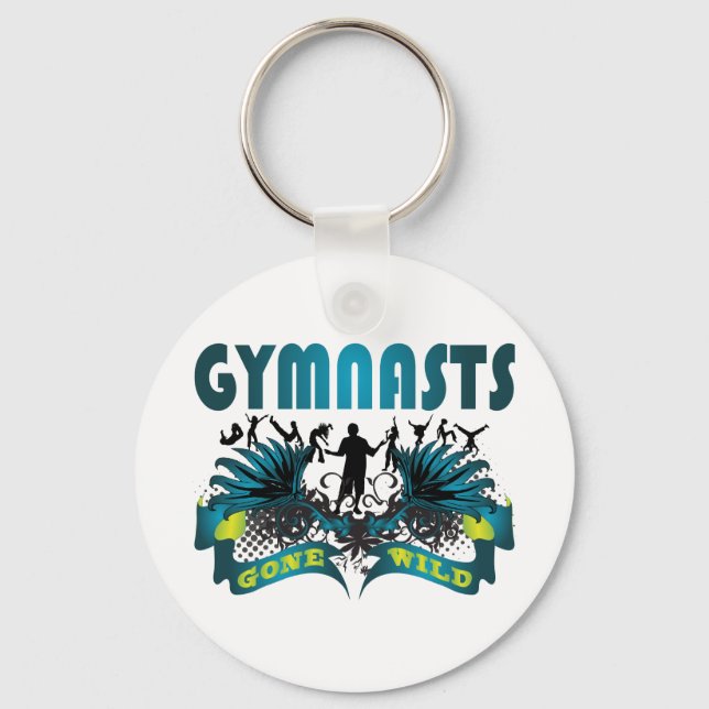 Porte-clés Les gymnastes sont devenus sauvages (Recto)