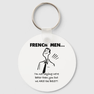 Porte-clés Les hommes français sont les meilleurs