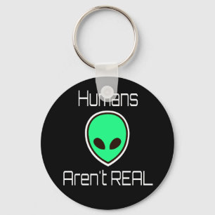 Porte-clés Les humains ne sont pas VRAIMENT Aliens verts