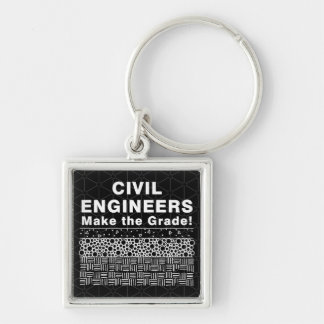 Porte-clés Les Ingénieurs Civils Font Le Grade