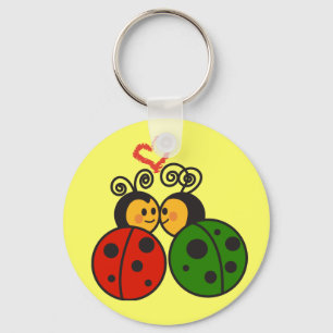 Porte-clés Les insectes d'amour