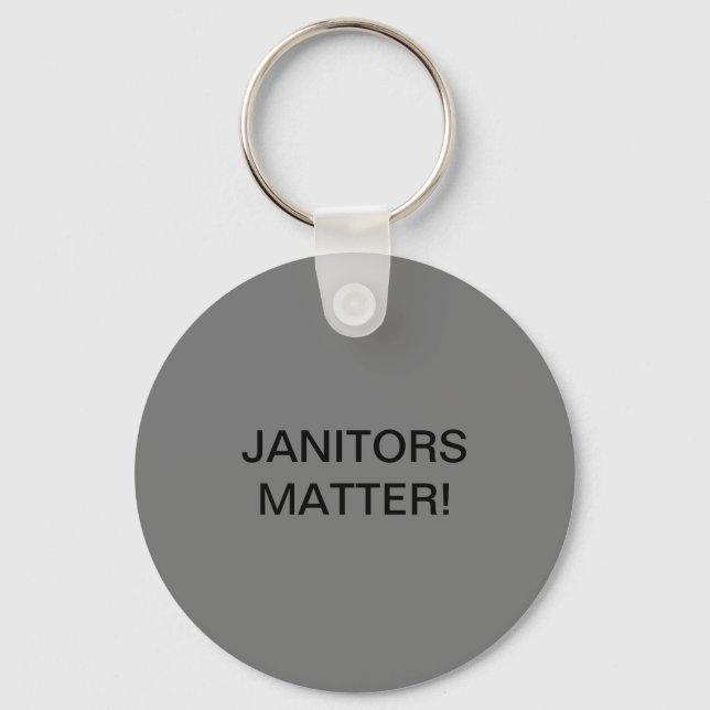 PORTE-CLÉS LES JANITORS ONT DE L'IMPORTANCE ! (Recto)
