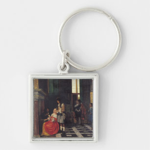 Porte-clés Les joueurs de carte, c.1663-65