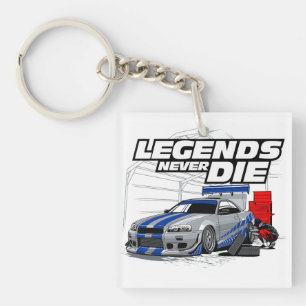 PORTE-CLÉS LES LÉGENDES DE SKYLINE NE MEURTENT JAMAIS !