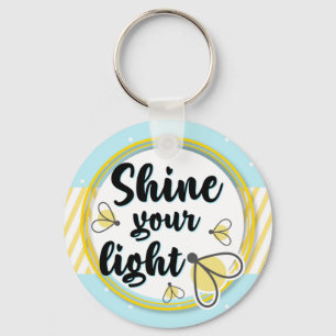 Porte-clés Les lucioles illuminent Votre Lumière Sur L'Inspi