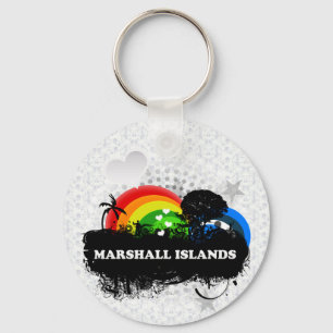 Porte-clés Les Marshall Islands fruités mignons