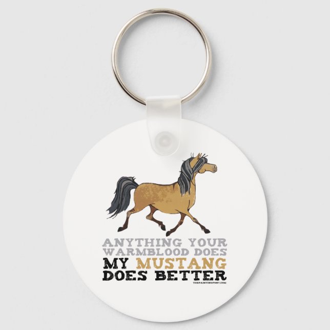 Porte-clés Les Mustangs le font mieux (Recto)