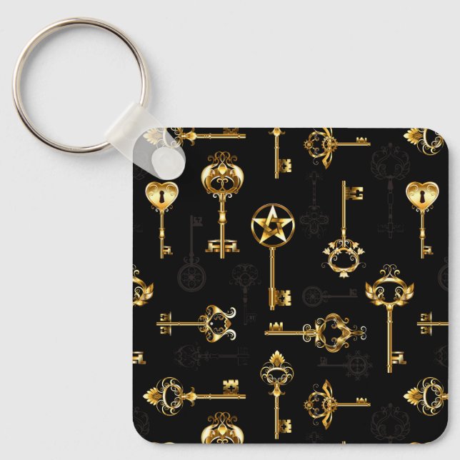 Porte-clés Les Patters de Seamless avec Golden Keys (Recto)