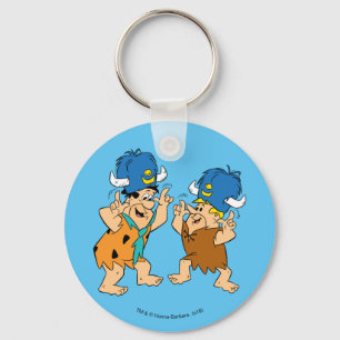 Porte-clés Les Pierrafeu   Buffles d'eau Fred & Barney