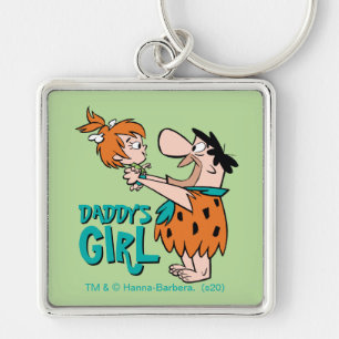 Porte-clés Les Pierrafeu   Fred & Pebbles - La fille de papa