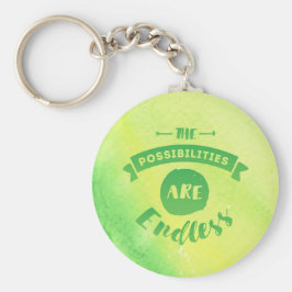 Porte-clés Les possibilités sont infiniment vert Porte - clé 