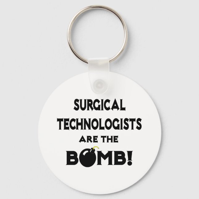 Porte-clés Les Technologues En Chirurgie Sont La Bombe ! (Recto)