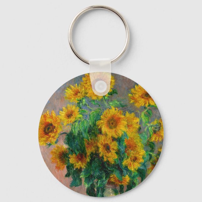 Porte-clés Les tournesols de Monet (Recto)