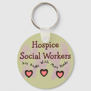 Porte-clés Les Travailleurs Sociaux Hospitaliers "Les anges a