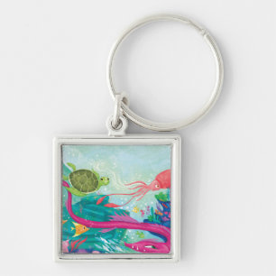 Porte-clés Les trésors océaniques cachés