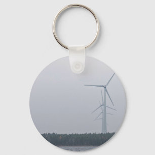 Porte-clés Les turbines de vent développent la puissance