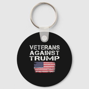 Porte-clés Les vétérans contre Trump Les vétérans militaires 
