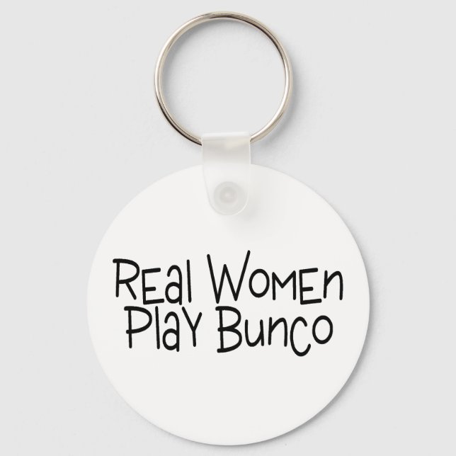 Porte-clés Les vraies femmes Jouer Bunco (Recto)