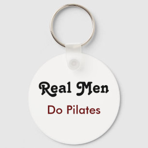 Porte-clés Les vrais hommes font des Pilates