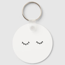 Porte-clés Les yeux fermés, juste des cils