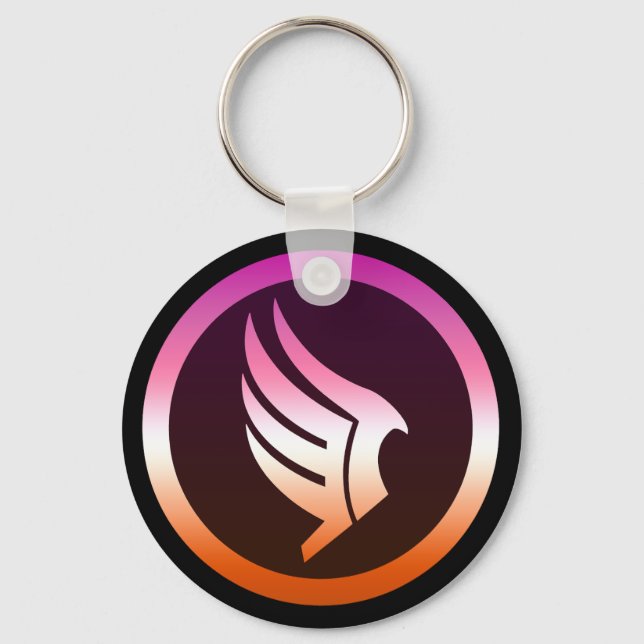 Porte-clés Lesbian Pride Paragon Mass Effect Icon (Recto)