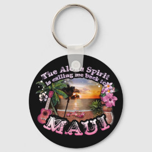 Porte-clés L'Esprit Aloha me rappelle à Maui