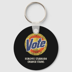 Porte-clés Lessive de vote anti-trump drôle vintage An