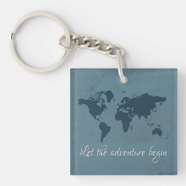 Porte-clés Let the adventure begin (Devant)