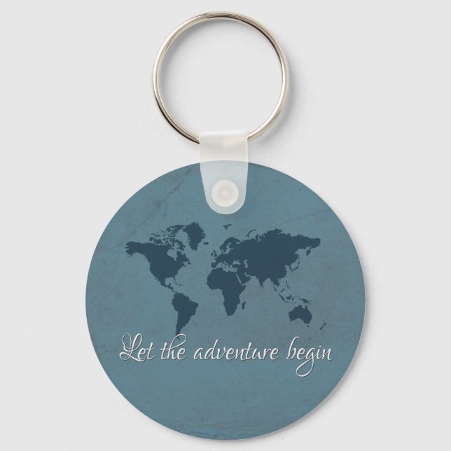 Porte-clés Let the adventure begin (Recto)