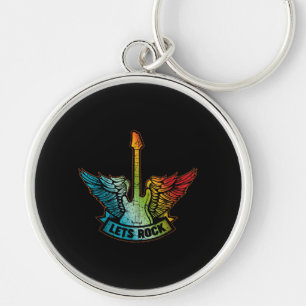 Porte-clés Let's Rock Legend Rock and Roll Music Guitar