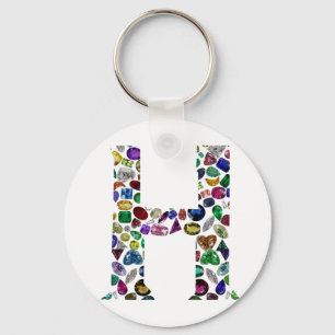 Porte-clés Letter H Monogram
