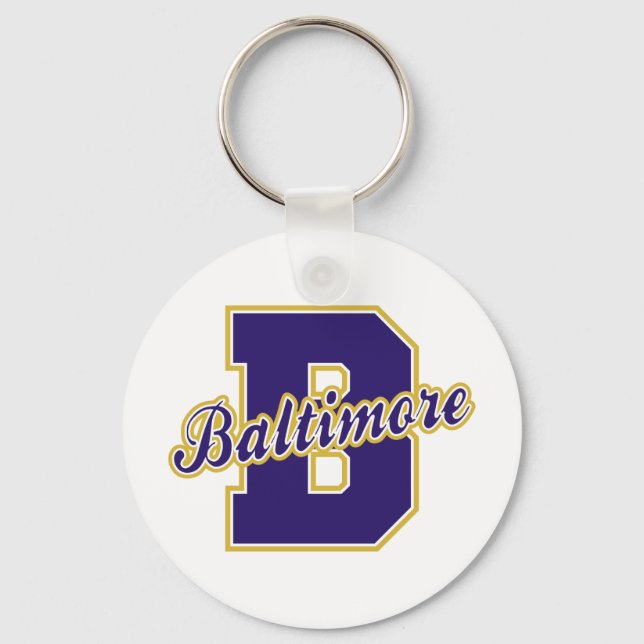 Porte-clés LETTRE Baltimore (Recto)