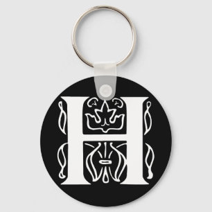 Porte-clés Lettre chic H