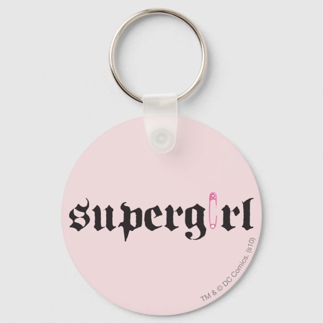 Porte-clés LETTRE D'ÉCRAN DE SÉCURITÉ Supergirl (Recto)