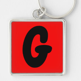 Porte-clés lettre g initial, abecedario porte - clé populaire