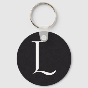 Porte-clés Lettre L de monogramme