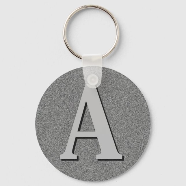 Porte-clés Lettre monogramme A (Recto)